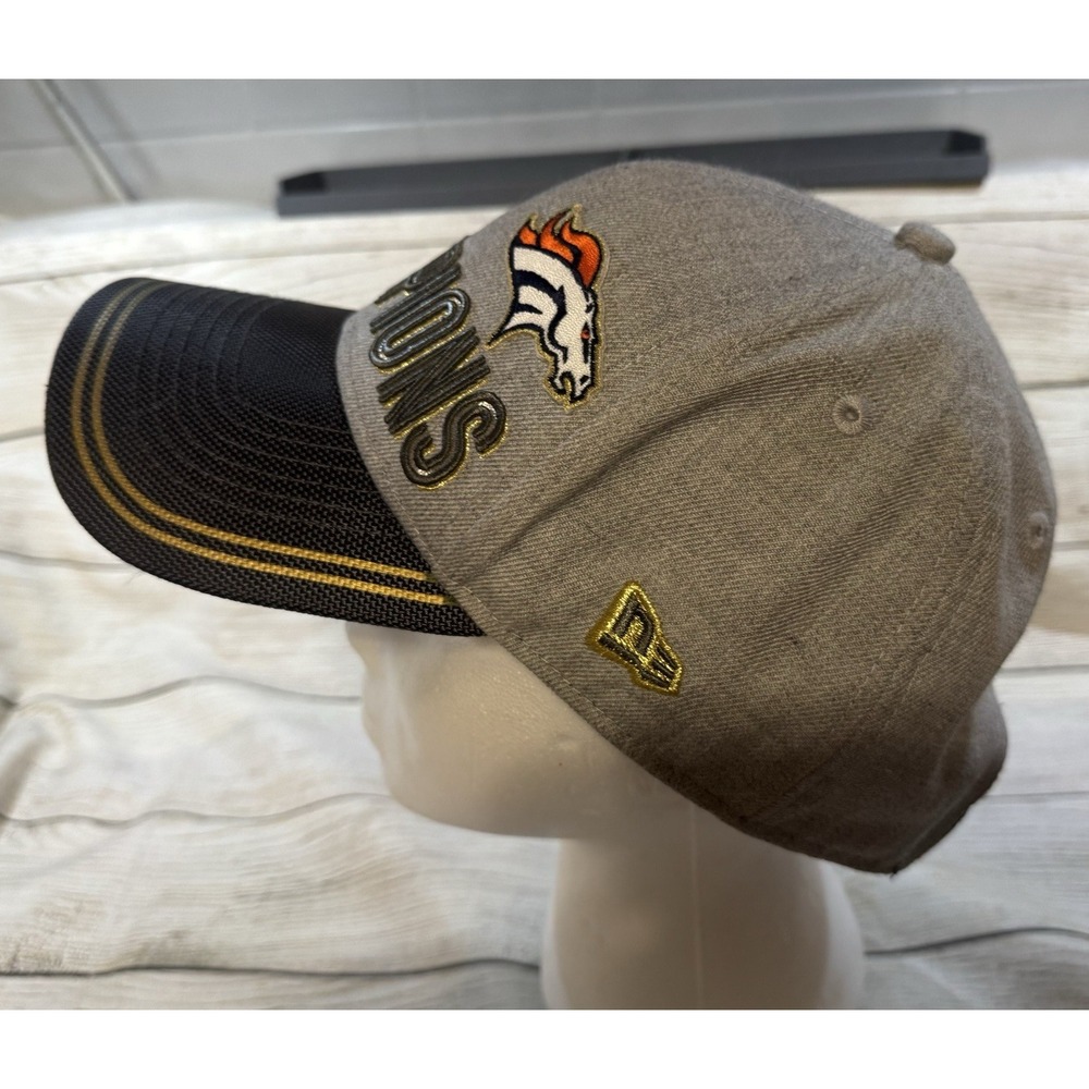 Broncos Denver Super Bowl 50 Conference Champions New Era 9Forty Hat Cap TubGJ - Picture 4 of 6